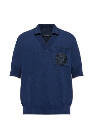 Balmain T-shirt with embroidered logo | Men's Clothing | Vitkac